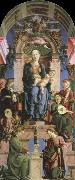 Cosimo Tura virgin and child enthroned